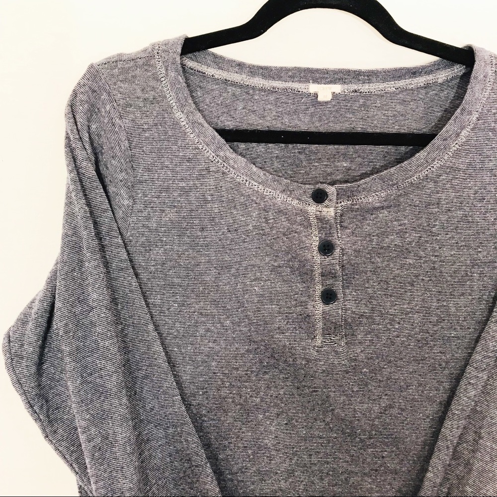 J. Crew | Cotton Knit 3/4 Sleeve Boat Neck